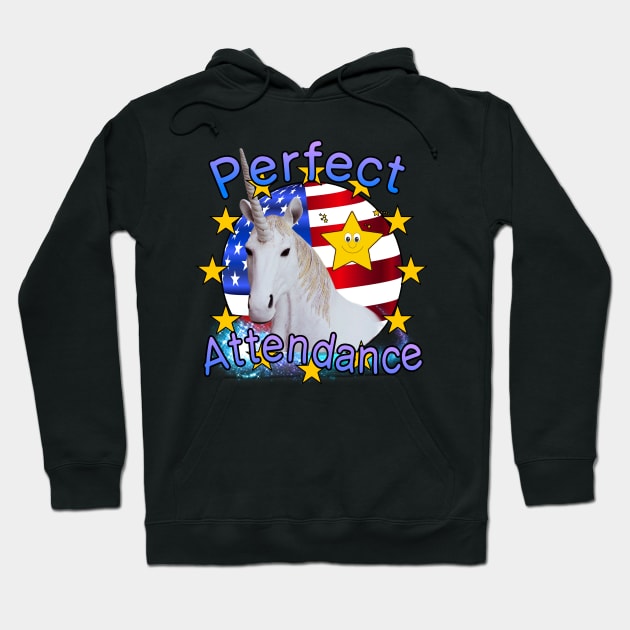 Perfect Attendance - Over Achiever Star Student Award Y2K 2000's Nostalgia 2 Hoodie by blueversion